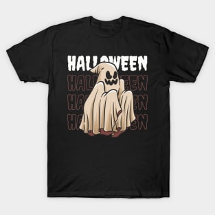 Rustic Elegance: Brown Halloween Costume T-Shirt